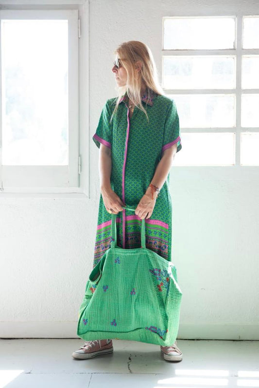 Big Kantha Shopping Bag