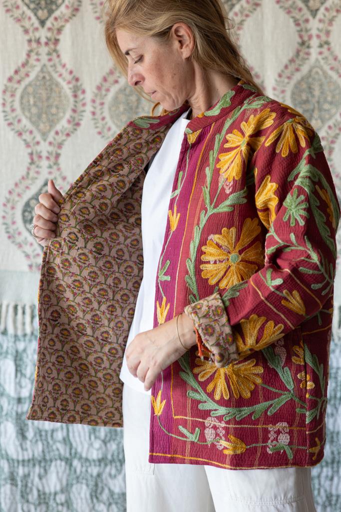 Kantha Embroidered Jacket