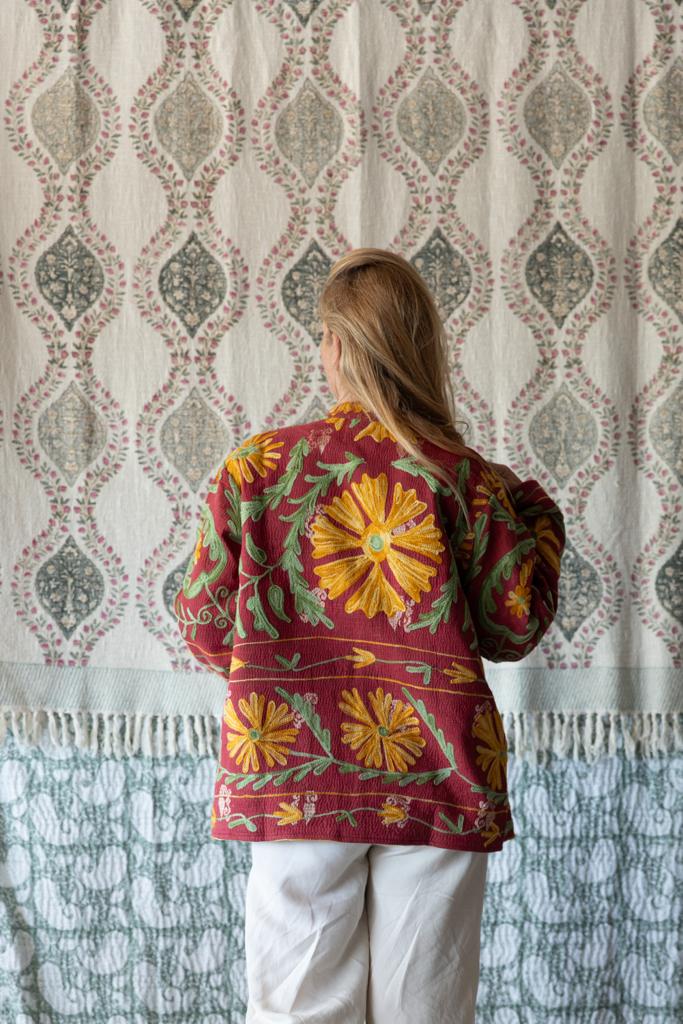 Kantha Embroidered Jacket
