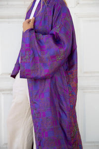 Reversible Saree kimono