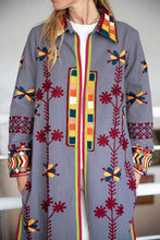 Charger l&#39;image dans la galerie, Embroidery cotton kimono
