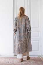 Load image into Gallery viewer, Embroidery long velvet Kimono
