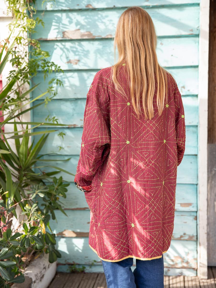 Reversible Kantha Kimono