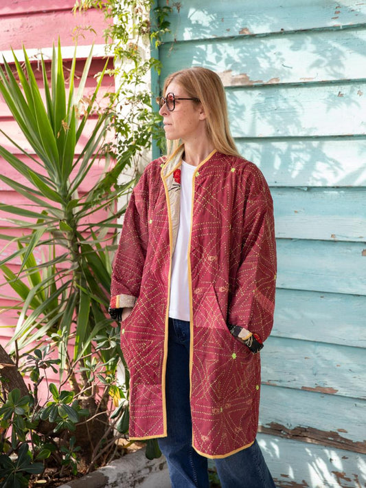 Reversible Kantha Kimono