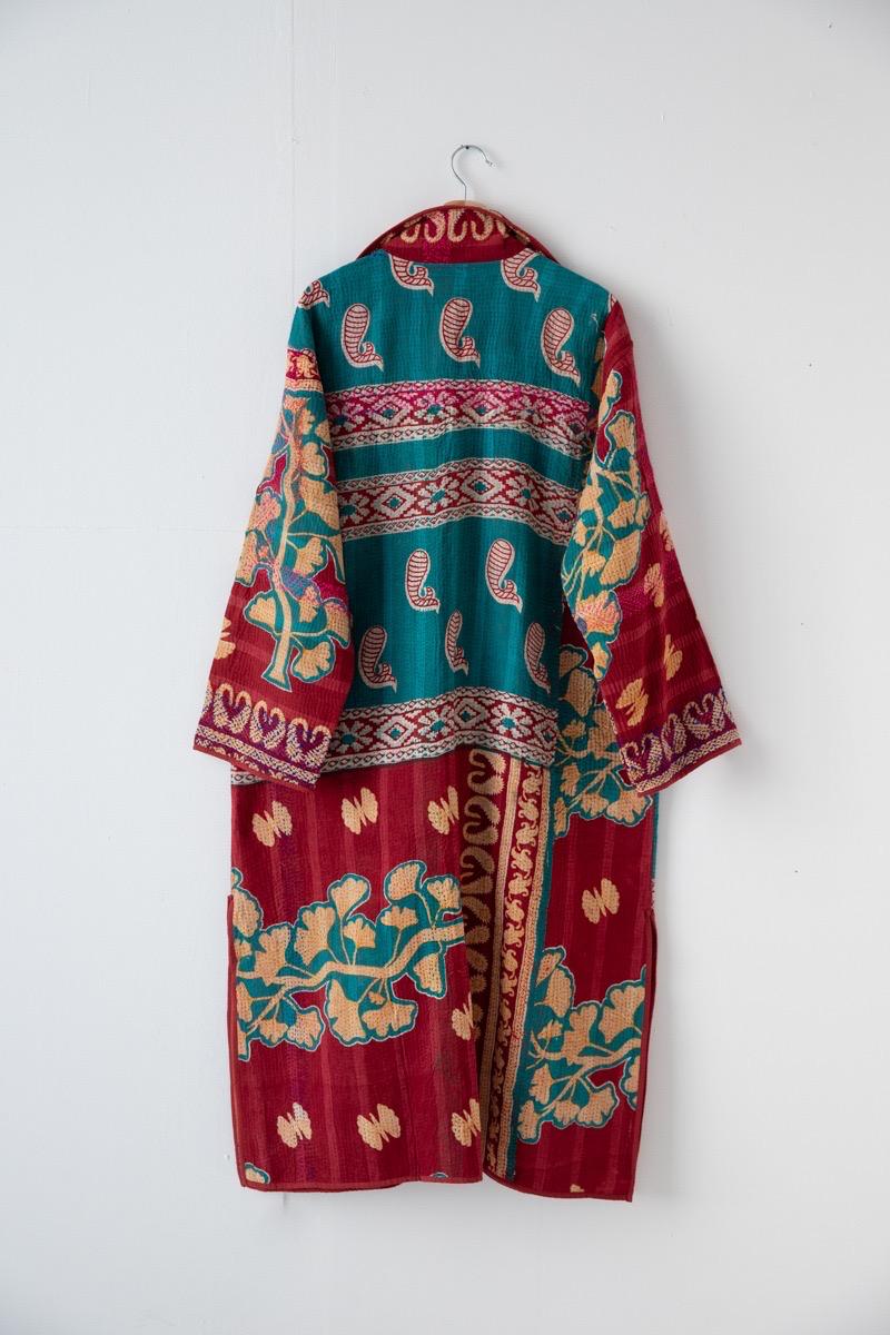 Old kantha reversible coat