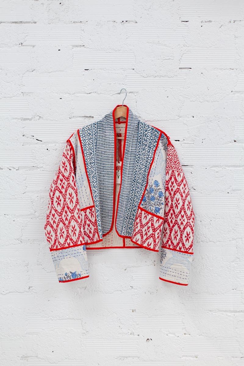 New kantha patchwork jacket