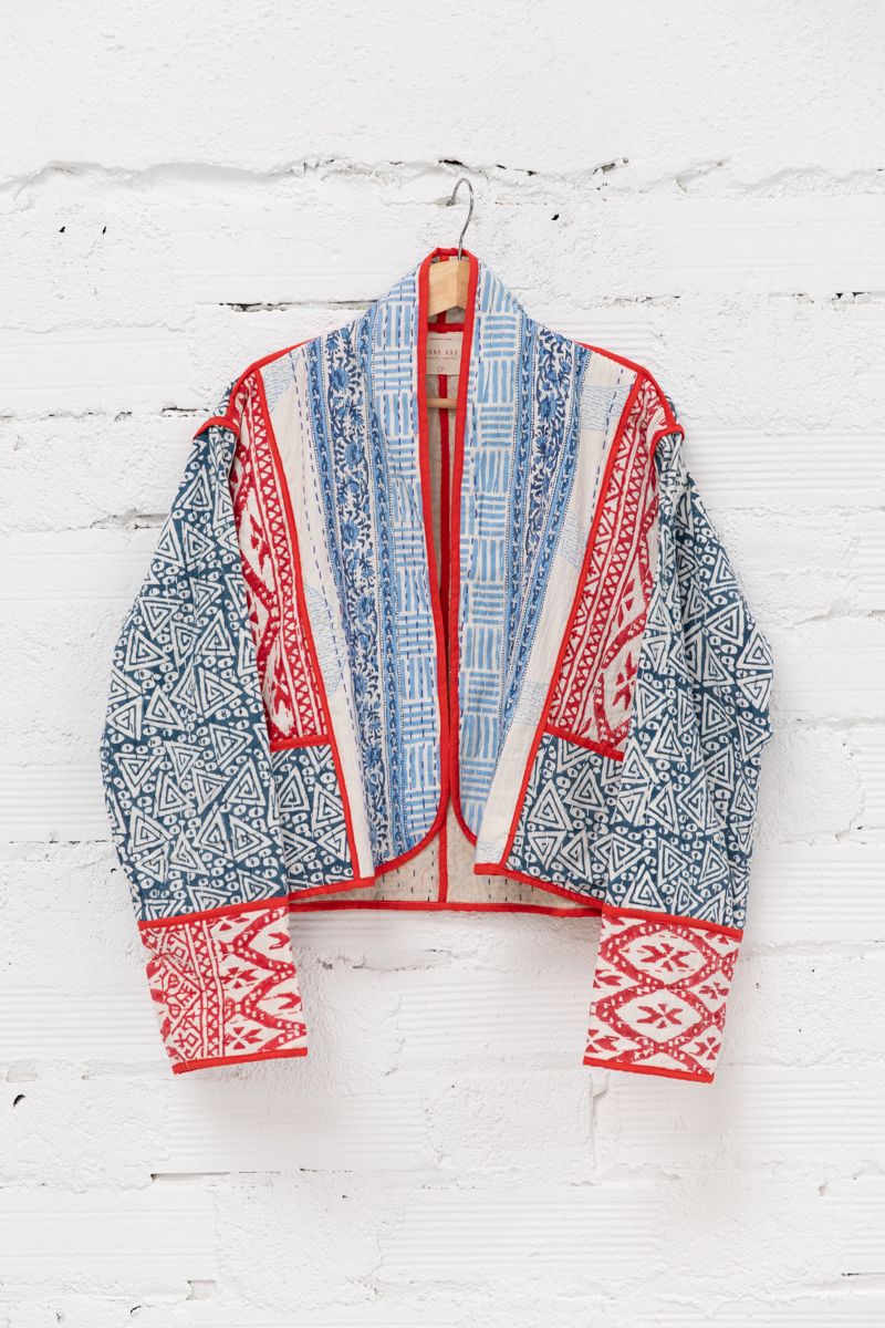 New kantha patchwork jacket