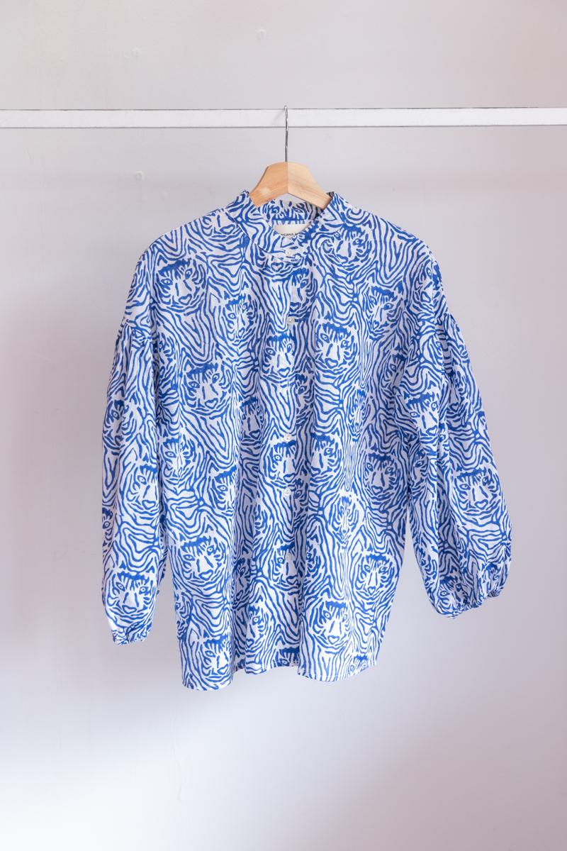 Tiger shirt blue