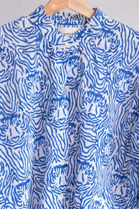 Tiger shirt blue