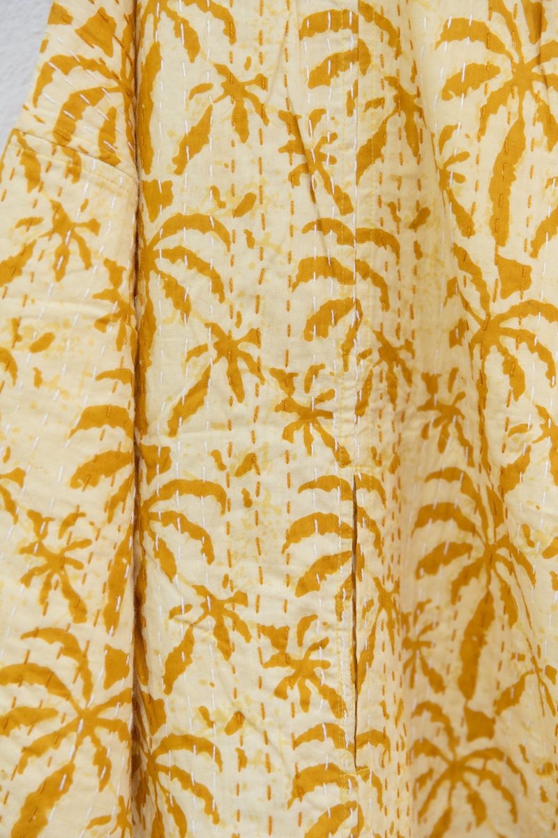 Palm short kimono