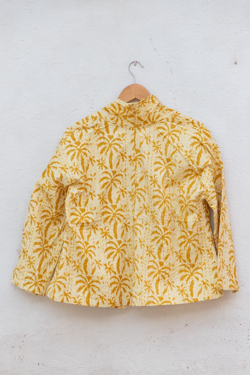 Palm short kimono