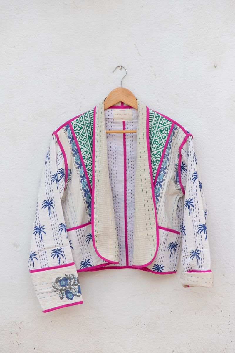 New kantha patchwork jacket