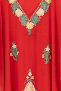 Long embroidered kaftan