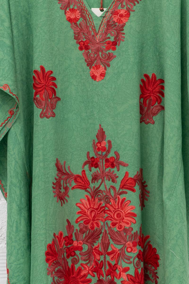 Long embroidered kaftan
