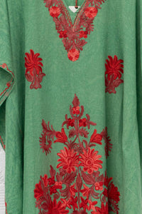 Long embroidered kaftan