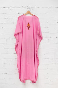 Long embroidered kaftan