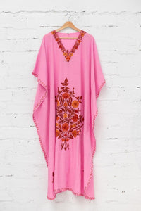 Long embroidered kaftan