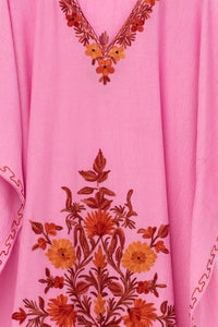 Long embroidered kaftan