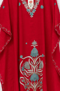 Long embroidered kaftan