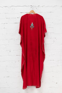 Long embroidered kaftan