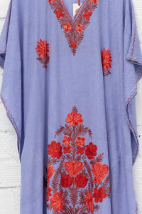 Long embroidered kaftan