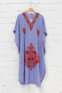 Long embroidered kaftan