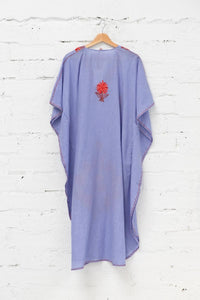 Long embroidered kaftan