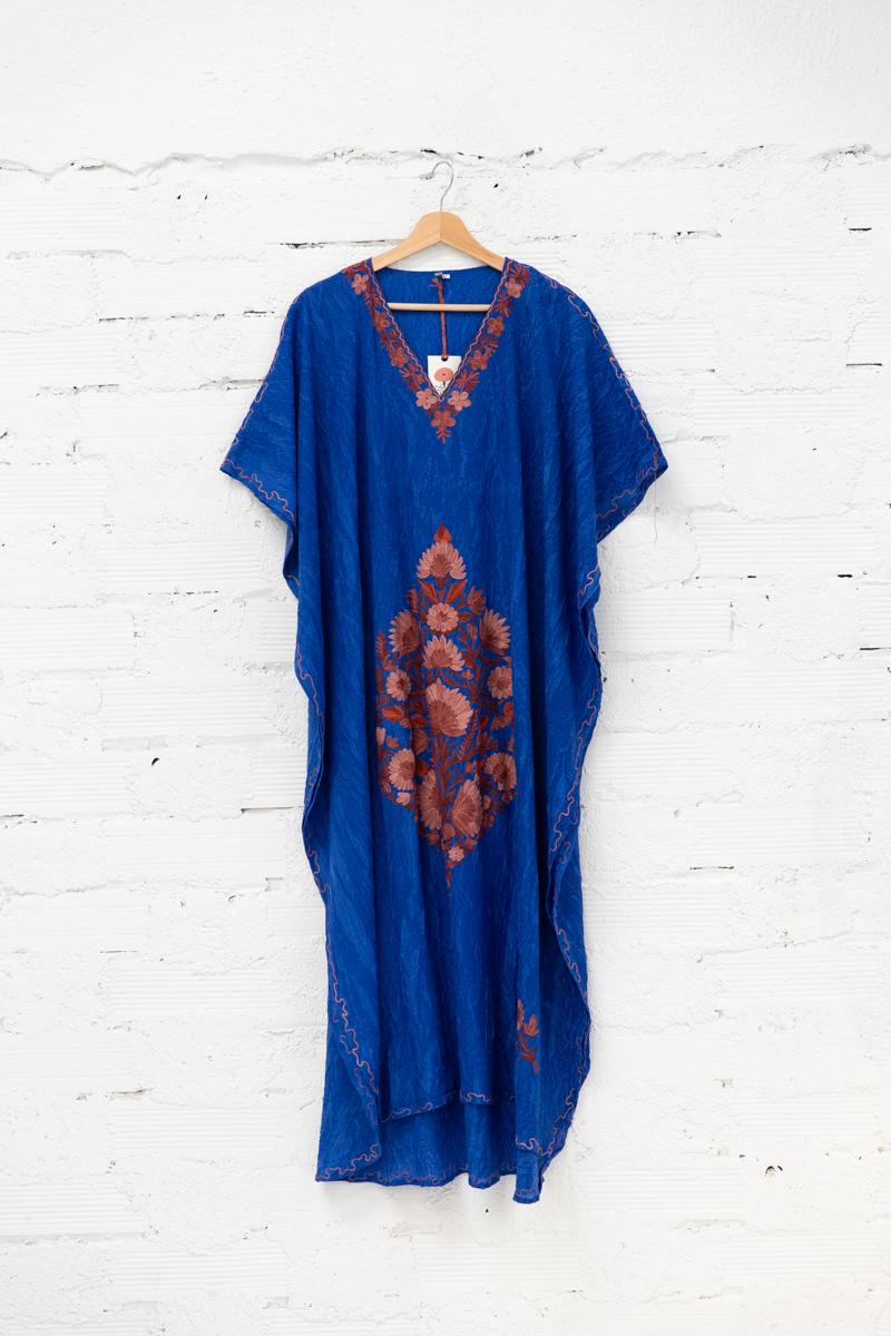 Long embroidered kaftan