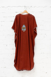 Long embroidered kaftan