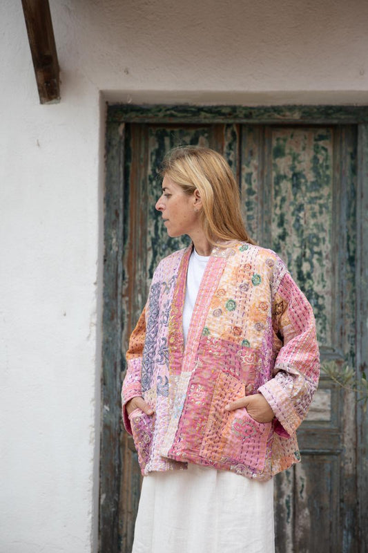 Old Kantha Patchwork Jacket