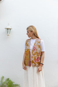 Old kantha reversible Vest