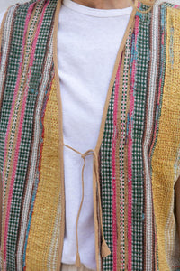 Old kantha reversible Vest