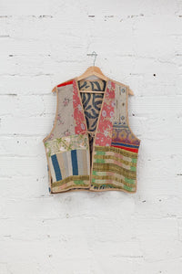 Old kantha reversible Vest