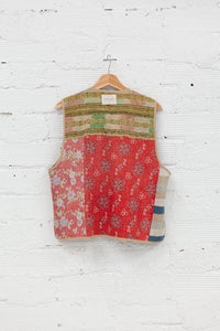 Old kantha reversible Vest