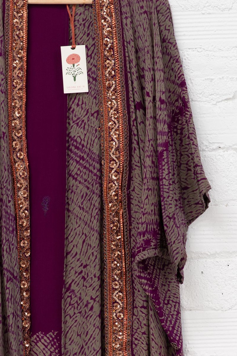 Long sari kimono