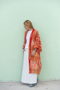 Long Silk Kimono