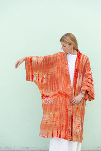 Long Silk Kimono