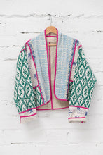 Load image into Gallery viewer, New kantha patchwork jacket
