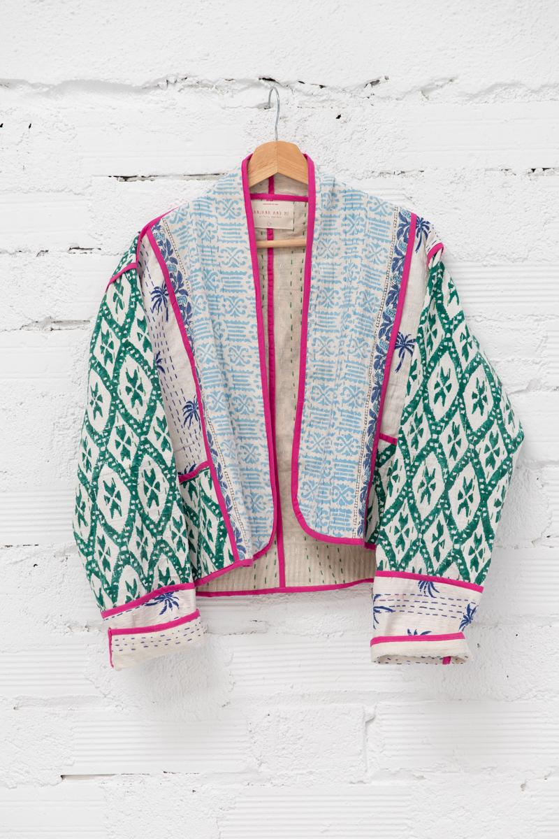 New kantha patchwork jacket