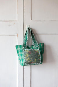 Small old kantha bag