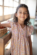 Cargar imagen en el visor de la galería, Sanjana pink kids dress
