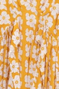 MAGNOLIAS YELLOW DRESS