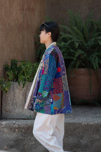 PATCHWORK KANTHA KIMONO