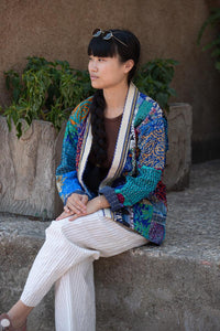 PATCHWORK KANTHA KIMONO