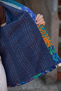 PATCHWORK KANTHA KIMONO