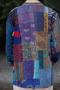 PATCHWORK KANTHA KIMONO