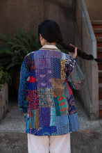 Carica l&#39;immagine nel visualizzatore di Gallery, PATCHWORK KANTHA KIMONO
