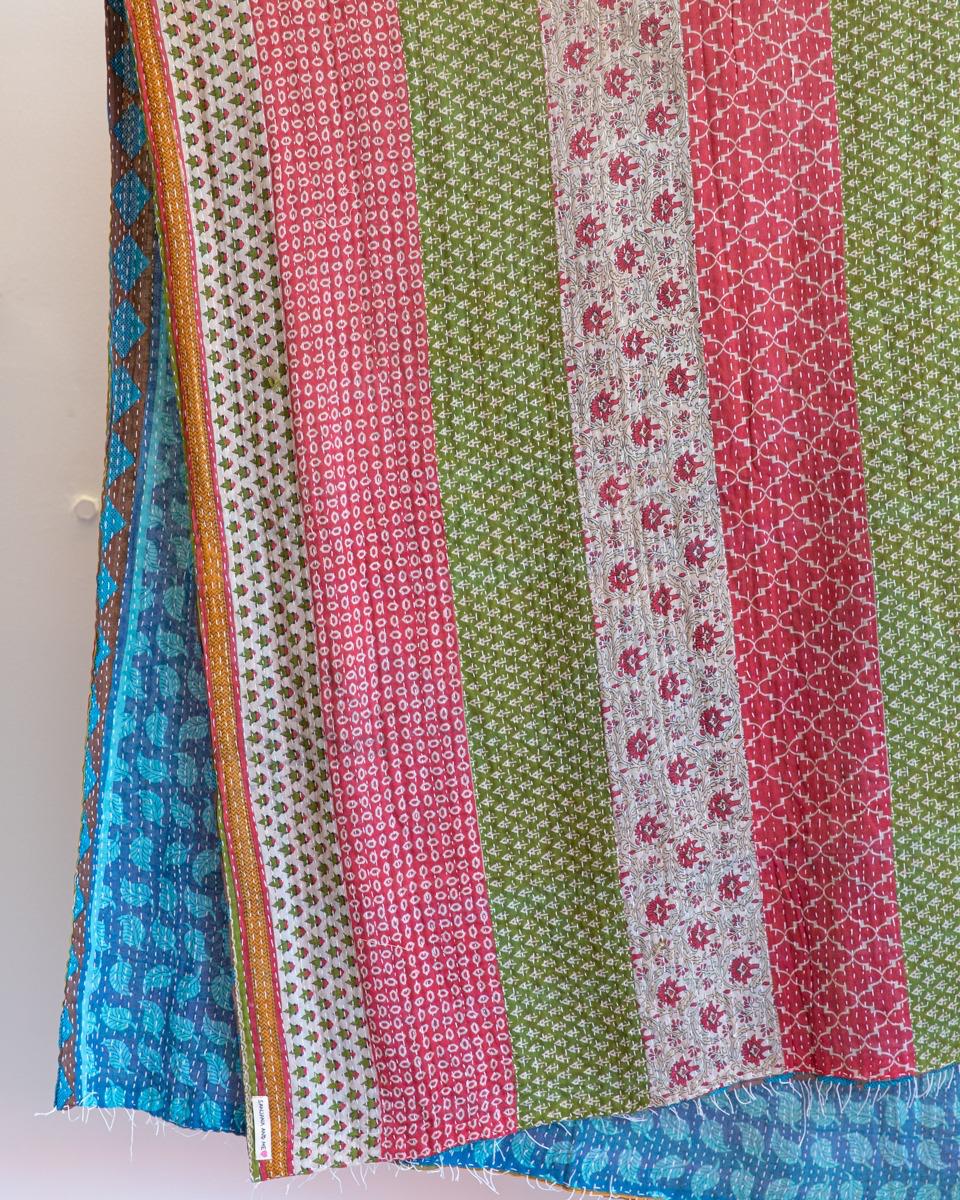 Old kantha reversible pareo