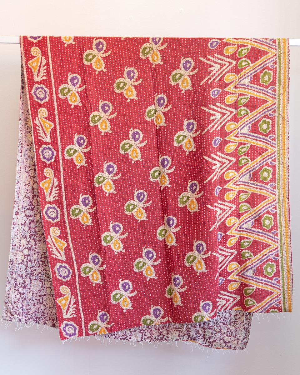 Old kantha reversible pareo