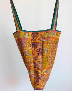 Reversible Kantha Market Bag